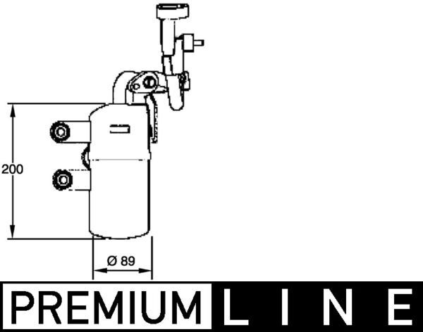 MAHLE Trockner, Klimaanlage (AD 281 000P)