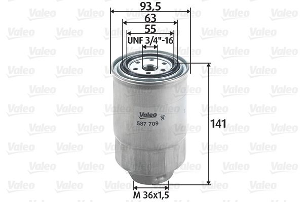 VALEO Kraftstofffilter (587709)