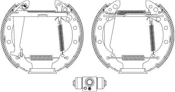 TEXTAR Bremsbackensatz (84044706)