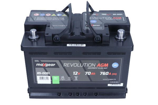 MAXGEAR Starterbatterie (85-0051) Thumbnail