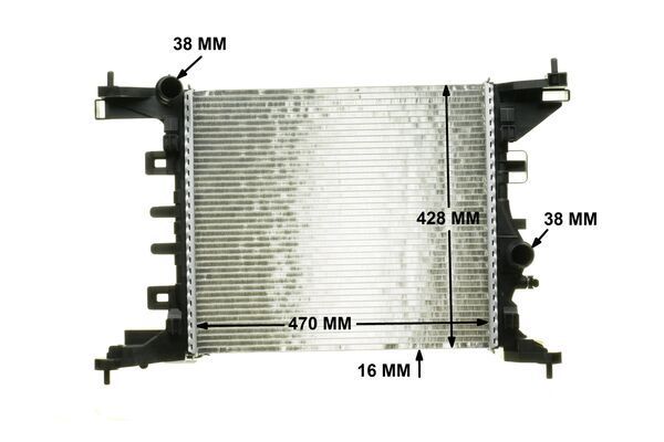 MAHLE Kühler, Motorkühlung (CR 1182 000P)