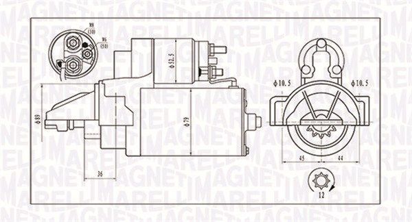 MAGNETI MARELLI Starter (063721421010)