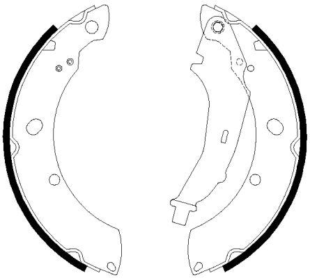 HELLA Bremsbackensatz (8DA 355 051-311)