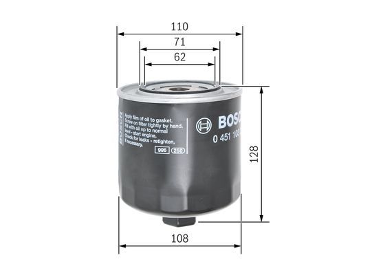 BOSCH Ölfilter (0 451 103 257)