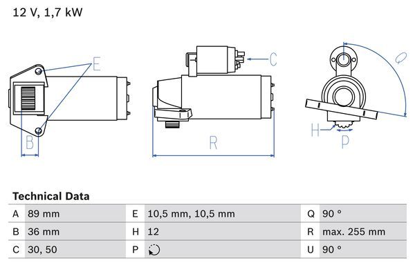 BOSCH Starter (0 986 025 830)