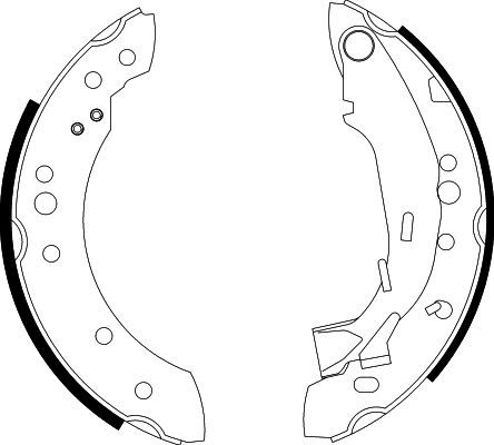 HELLA Bremsbackensatz (8DB 355 002-601)