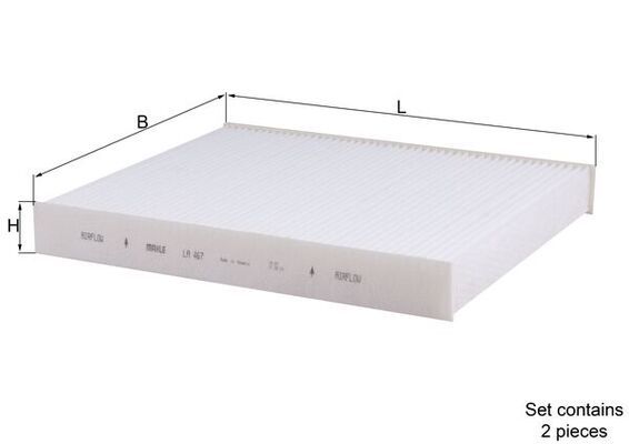 KNECHT Filter, Innenraumluft (LA 467/S)