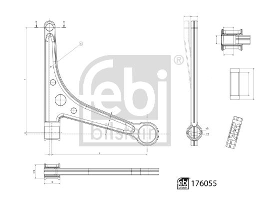 FEBI BILSTEIN Lenker, Radaufhängung (176055)