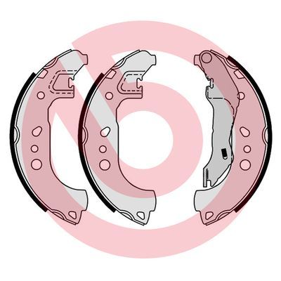 BREMBO Bremsbackensatz (S 85 543)