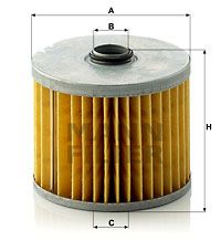 MANN-FILTER Kraftstofffilter (P 923/1 x)