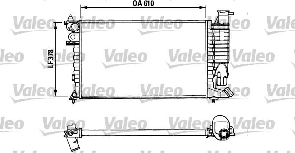 VALEO Kühler, Motorkühlung (731010)