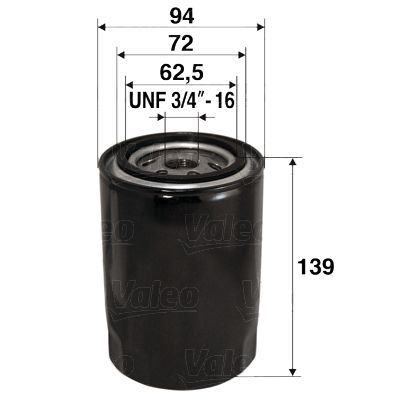 VALEO Ölfilter (586015)