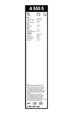 BOSCH Wischblatt (3 397 007 555)