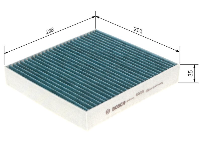 BOSCH Filter, Innenraumluft (0 986 628 540)