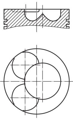 MAHLE Kolben (028 07 02)