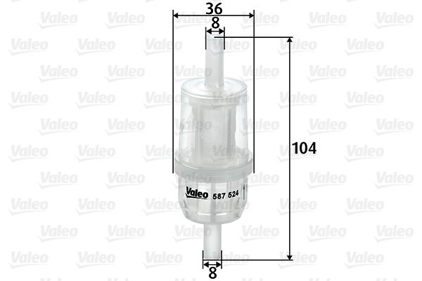 VALEO Kraftstofffilter (587524)