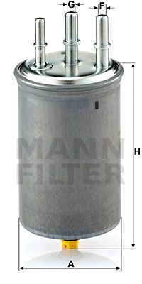 MANN-FILTER Kraftstofffilter (WK 829/7) Thumbnail