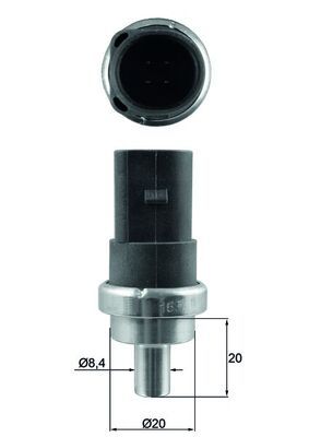 MAHLE Sensor, Kühlmitteltemperatur (TSE 7)