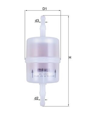 KNECHT Kraftstofffilter (KL 1022)