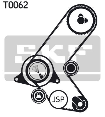 SKF Zahnriemensatz (VKMA 05208)