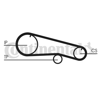 CONTINENTAL CTAM Zahnriemen (CT668)