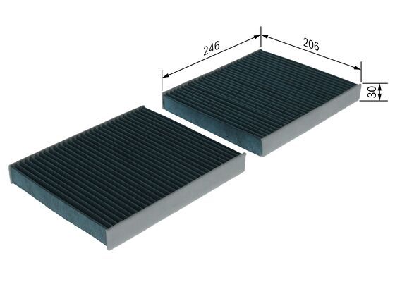 BOSCH Filter, Innenraumluft (0 986 628 558)