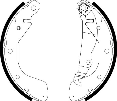 HELLA PAGID Bremsbackensatz (8DB 355 002-461)