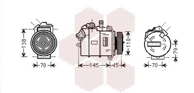 VAN WEZEL Kompressor, Klimaanlage (0600K383)