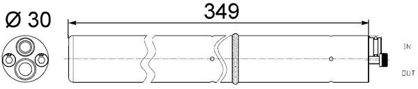 MAHLE Trockner, Klimaanlage (AD 243 000S)