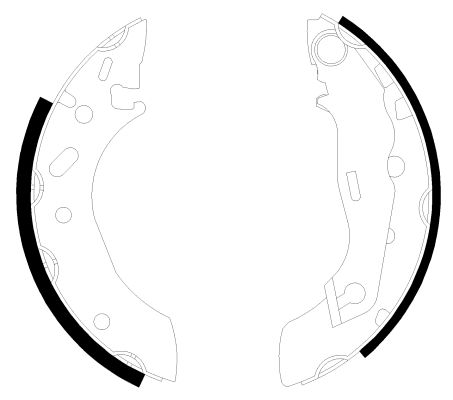 HELLA Bremsbackensatz (8DB 355 001-731)