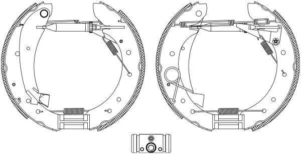 TEXTAR Bremsbackensatz (84049601)