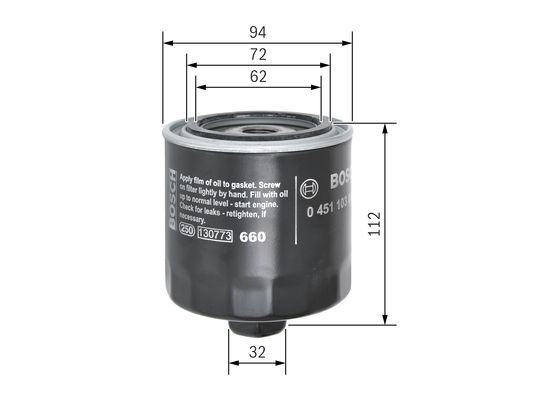 BOSCH Ölfilter (0 451 103 084)