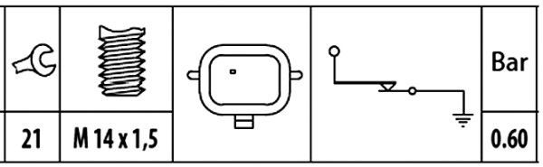 HELLA Öldruckschalter (6ZL 003 259-401)