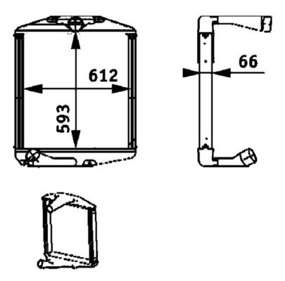 MAHLE Ladeluftkühler (CI 114 000P)