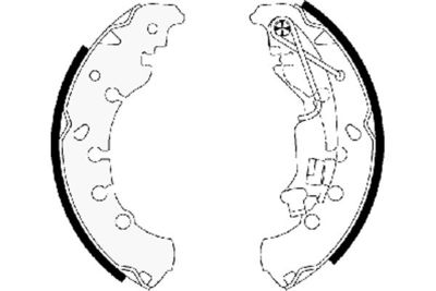 HELLA Bremsbackensatz (8DB 355 002-961)