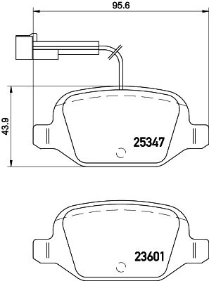 HELLA Bremsbelagsatz, Scheibenbremse (8DB 355 019-631)