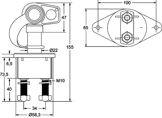 HELLA Hauptschalter, Batterie (6EK 002 843-187) Thumbnail