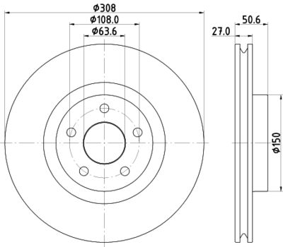 HELLA Bremsscheibe (8DD 355 132-291)