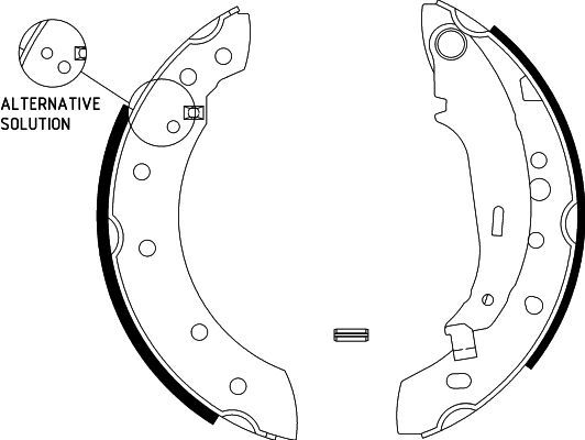 HELLA PAGID Bremsbackensatz (8DB 355 002-771)