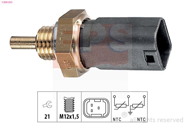 EPS Sensor, Kühlmitteltemperatur (1.830.252)