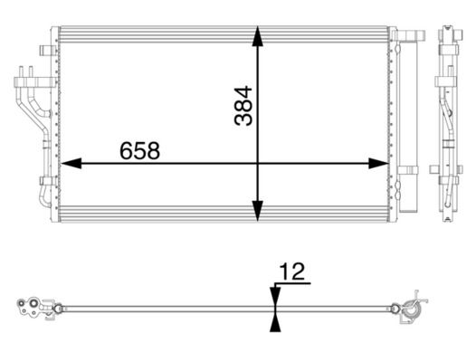 MAHLE Kondensator, Klimaanlage (AC 56 000P)