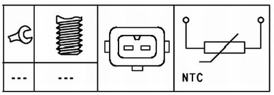 HELLA Sensor, Kühlmitteltemperatur (6PT 009 309-541)