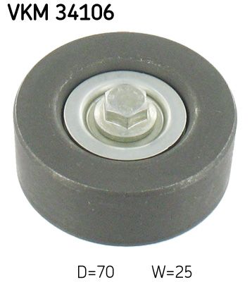 SKF Umlenk-/Führungsrolle, Keilrippenriemen (VKM 34106)