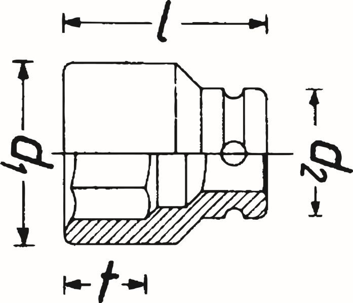 HAZET Kraft-Stecknuss (900SK-19)