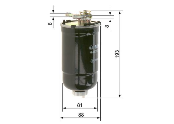 BOSCH Kraftstofffilter (0 450 906 322)