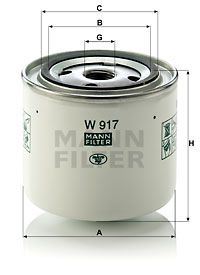 MANN-FILTER Ölfilter (W 917)