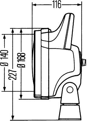 HELLA Arbeitsscheinwerfer (1G4 003 470-001)