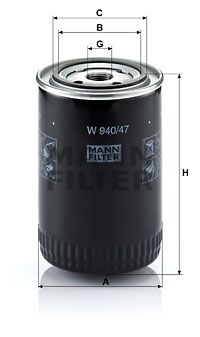 MANN-FILTER Ölfilter (W 940/47)