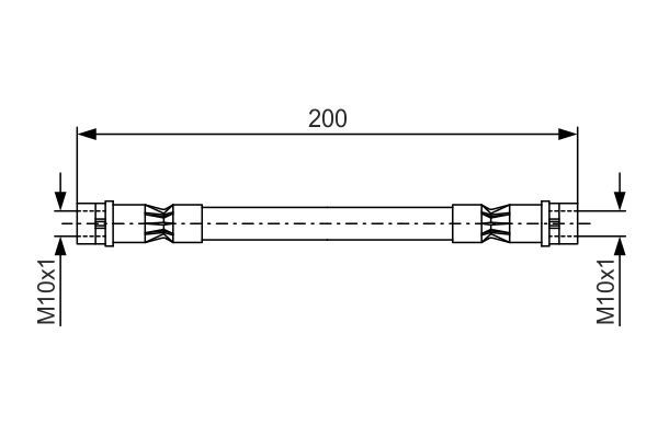 BOSCH Bremsschlauch (1 987 476 402)