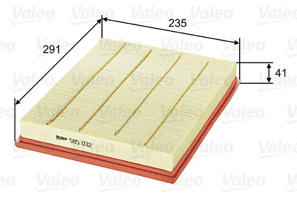 VALEO Luftfilter (585032)